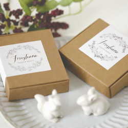 木のクリスタルペンダントライトイヤリング（ディスプレイスタンド付） 5枚目の画像