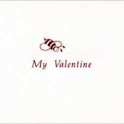 バレンタインカード Valentine ビー・マイ・バレンタイン [0249-01700] 1枚目の画像