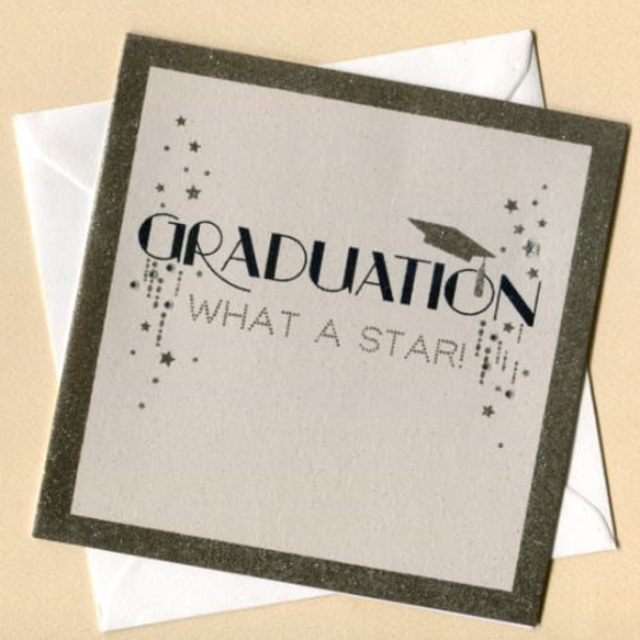 卒業お祝いカード Congratulation グラデュエーション [BH42] 2枚目の画像