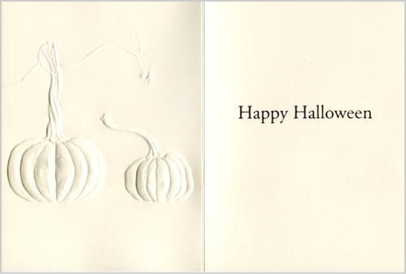ハロウィーンカード Halloween パンプキンフェイス [0466-99F02] 3枚目の画像
