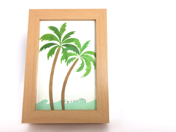 南国気分になろう!ヤシの木アート イラスト おざき しょうた 通販