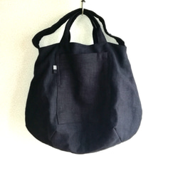 ✜  maron様 専用ページ  ✜ Linen・リネン２way  Bag 1枚目の画像