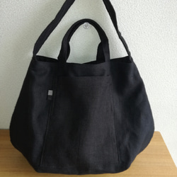 ✜  maron様 専用ページ  ✜ Linen・リネン２way  Bag 3枚目の画像