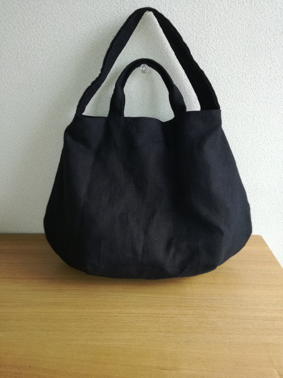 ✜  maron様 専用ページ  ✜ Linen・リネン２way  Bag 4枚目の画像