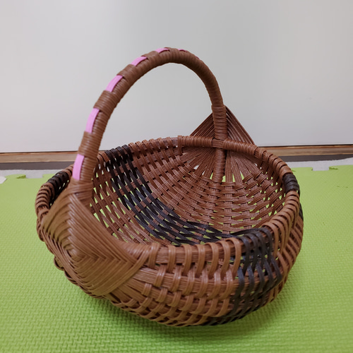 ♥️お試し価格♥️ゴッドアイかご(エコクラフト・くるみ色