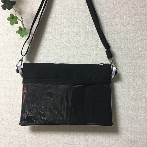 BOXティッシュポケット付き(取り外し可)❤︎サコッシュ-Honey Lemon