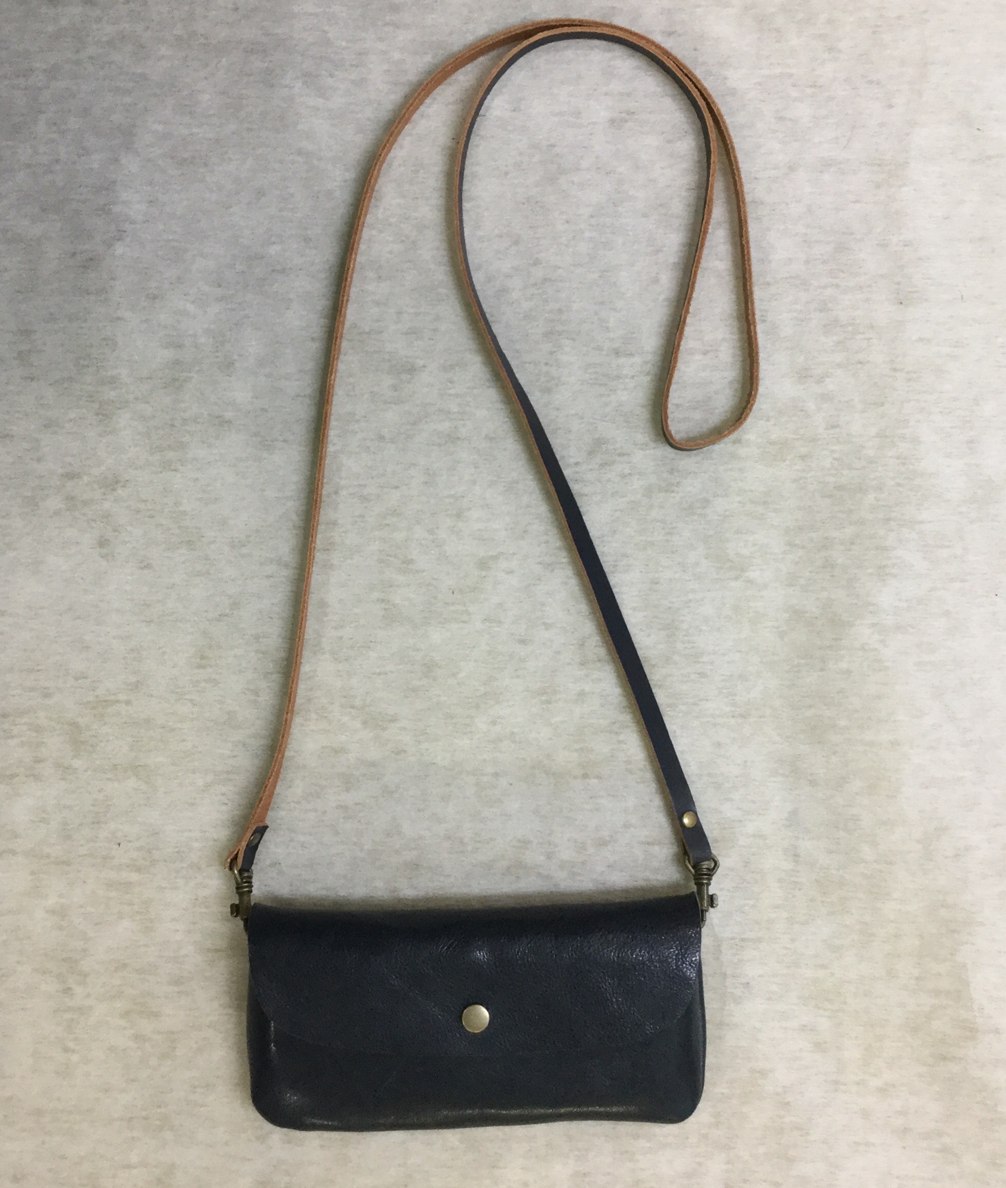 小さいお財布ポシェット(amネイビー)