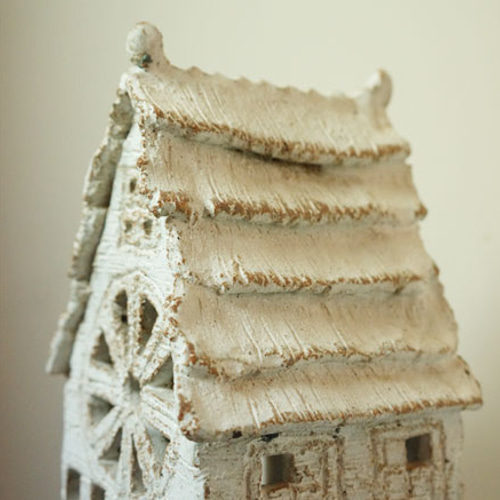 ヨーロッパの古い家型 ランプシェード sh00001 スタンドライト