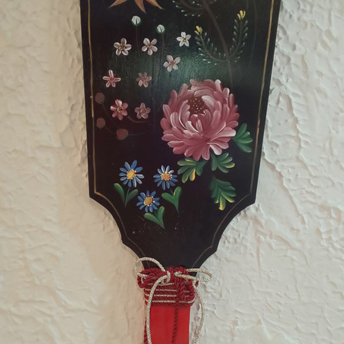 トールペイント(ローズマリング) 羽子板 トールペイント羽子板 トールペイント(ローズマリング) 羽子板