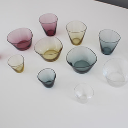 選べる４色　ギフト箱付　２個セット ：SAI グラス （ ロックグラス タンブラー 片口 ソース ドレッシング　グラス） 6枚目の画像
