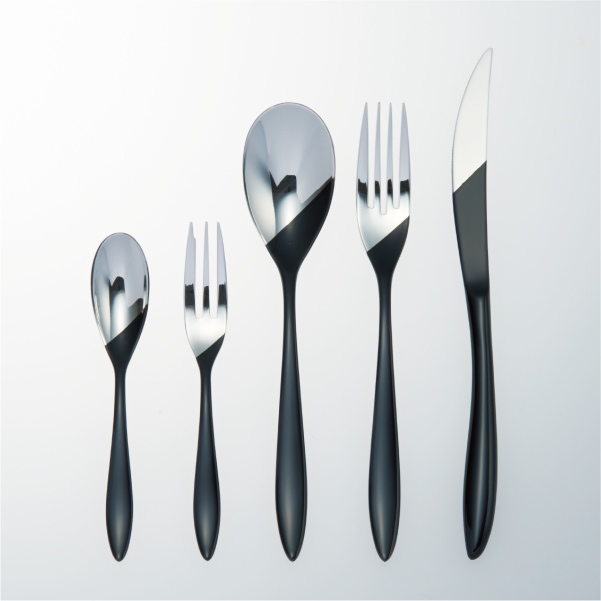 KOKU 木曽漆器のカトラリー：凛（りん）５本セット 黒 37,180円