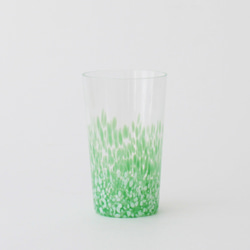 iro バード（ビアグラス）グリーン＆ホワイト 1枚目の画像