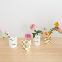 花瓶になるメッセージカード MESSAGE FLOWER VASE（フォーユー：ブルー）　母の日 6枚目の画像