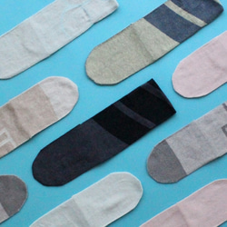 % PERCENT 靴下（春夏：ライトグレー・グレー）抗菌・防臭・吸水・通気性（男女兼用） 5枚目の画像