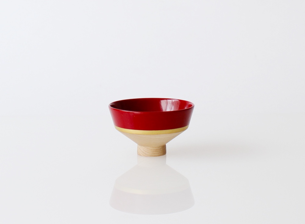 KOROMO（衣）：盃 SAKAZUKI （朱色）    ぐい呑　酒器　漆器　京都 5,621円