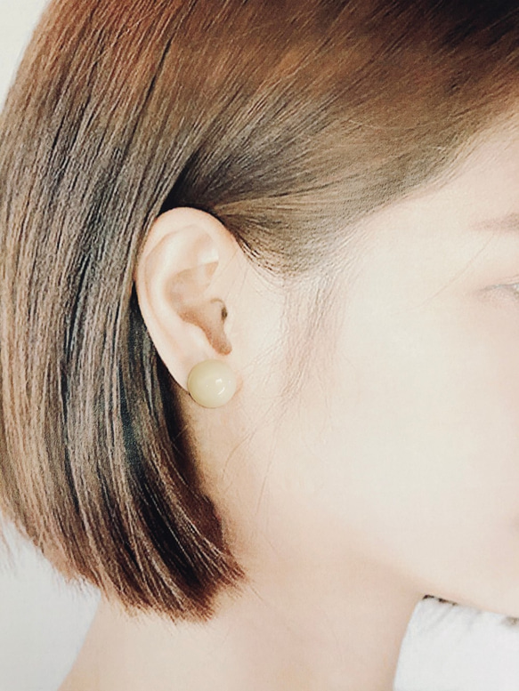 【85折】1月 誕生石系列 - 紅石榴石 耳針可兩戴耳環 第5張的照片
