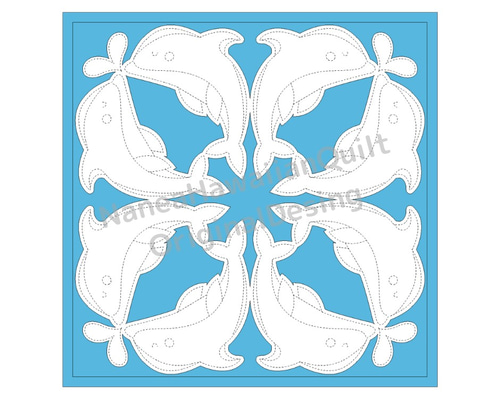 ハワイアンキルトタペストリーイルカ ハワイアンキルトタペストリーイルカ - メルカリ