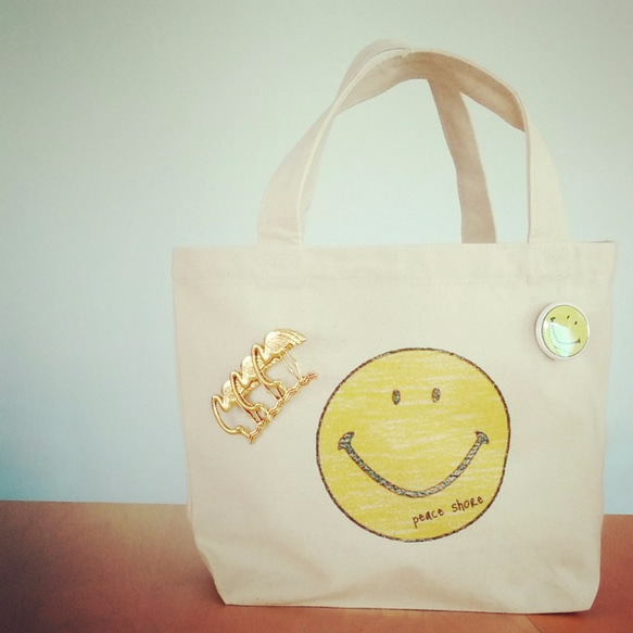 peace shore♡smile bag&缶バッチ 3枚目の画像