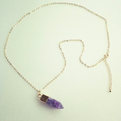 限定Point top pendant(amethystパープル) 2枚目の画像