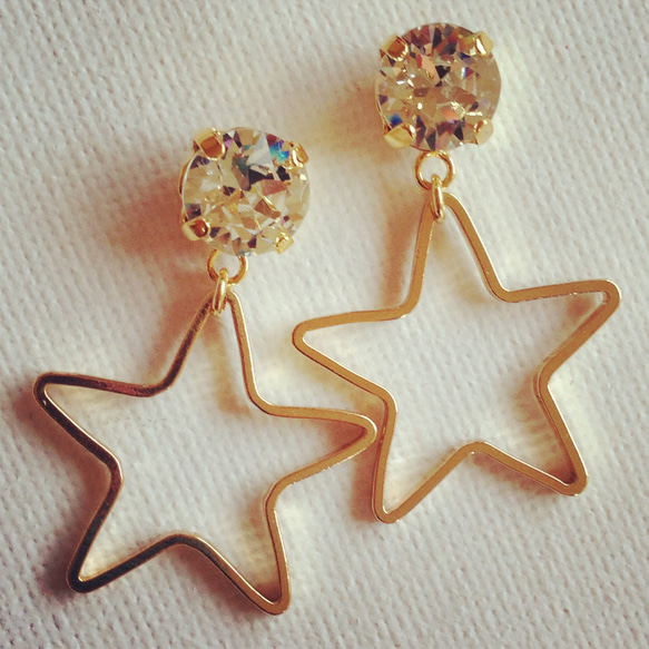 crystal☆star earring 2枚目の画像