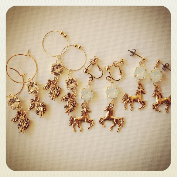 horse earring 3枚目の画像