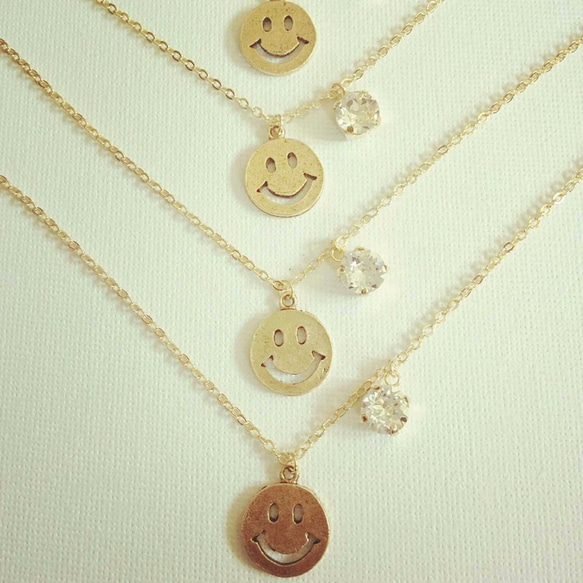 smile♡necklace 1枚目の画像