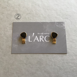 mini-chain pierce/イヤリング対応可　L'ARC 3枚目の画像