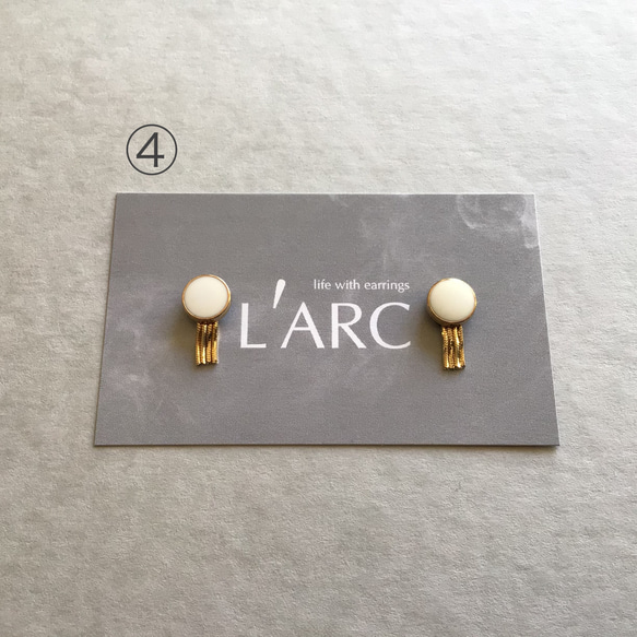 mini-chain pierce/イヤリング対応可　L'ARC 5枚目の画像