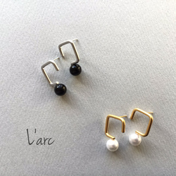 square pearl pierce /L'arc 1枚目の画像