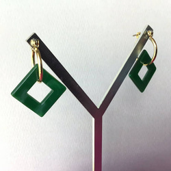 green square pierce /L'arc 2枚目の画像