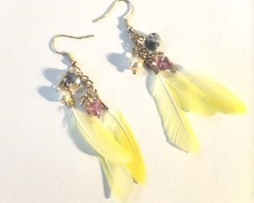 イーエム　LOVE BY e.m.鳥さんピアス セキセイインコ　アクセサリー イーエム LOVE BY e.m.鳥さんピアス セキセイインコ