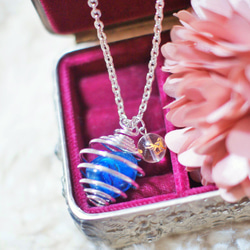 希少マルチカラー✧アンダラクリスタルのワイヤージュエリーネックレス
