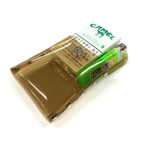 全11色 タバコケース ミディアム シガレットケースクリア 透明 彩り