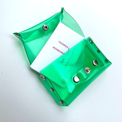 全11色 メッセンジャーカードケース パス 名刺れ 彩り添えるクリアPVC 透明 軽量｜acp pst Creema店 1枚目の画像