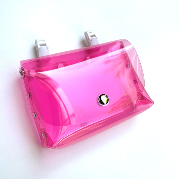 全11色 マグネットホック 移動ポケット S 彩り添えるクリアPVC 透明