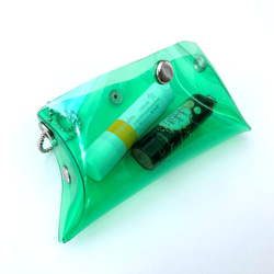 全11色 リップ 口紅 マルチケース ミニポーチ クリア 透明 彩り添えるPVC acp pst Creema店 2枚目の画像