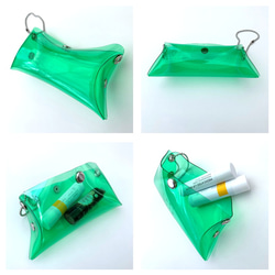 全11色 リップ 口紅 マルチケース ミニポーチ クリア 透明 彩り添えるPVC acp pst Creema店 5枚目の画像