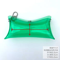 全11色 リップ 口紅 マルチケース ミニポーチ クリア 透明 彩り添えるPVC acp pst Creema店 6枚目の画像