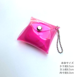 全11色 airpods マルチケース ポーチ クリア 透明 彩り添えるPVC acp pst Creema店 6枚目の画像