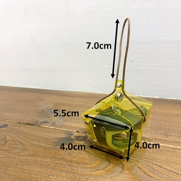 全11色　オーナメントみたいなランタンケース・ポーチ　Sサイズ　クリアPVC　透明ビニール　送料無料　acp　hnd 4枚目の画像