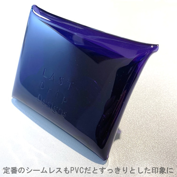 全11色 コインケース 小銭入れ レシートポケット 彩り添えるクリアPVC 透明 軽量｜acp pst Creema店 4枚目の画像