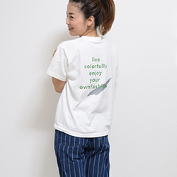 【SALEサイズ限定価格】新作WEEK2021　バックプリント　ロゴ　シルクスクリーンプリント半袖Tシャツ 7枚目の画像