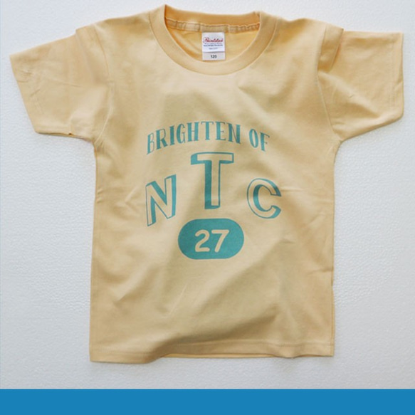 キッズ　Ｔシャツ　ＮＴＣ　ナチュラル　親子お揃い 1枚目の画像