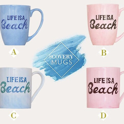 LIFE IS A Beach マグカップ（ライフ イズ ア ビーチ） 2枚目の画像