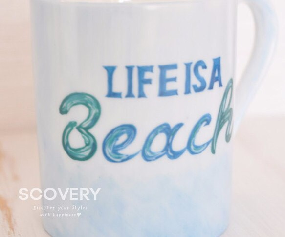 LIFE IS A Beach マグカップ（ライフ イズ ア ビーチ） 3枚目の画像