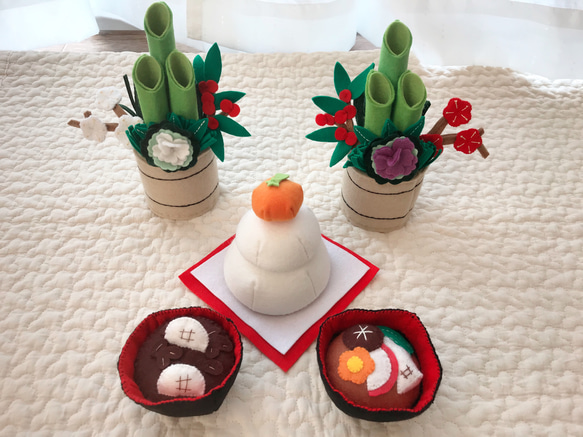 42 フェルトままごと　お正月　オーダーページ 42 フェルトままごと お正月 オーダーページ