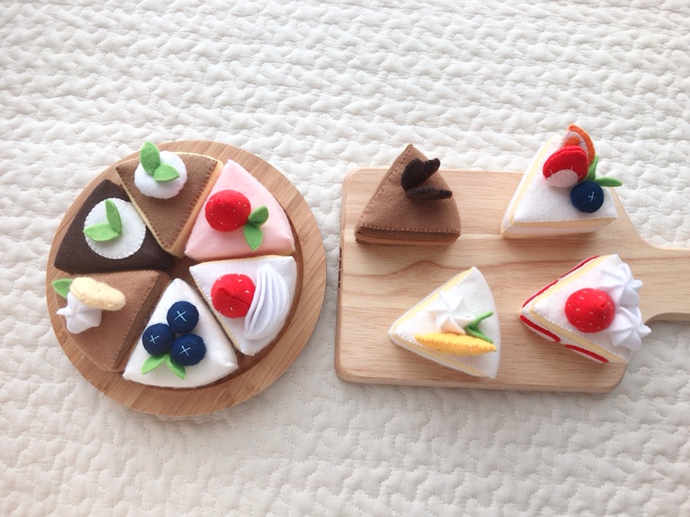 フェルトケーキ屋さん おもちゃ・人形 watawatamamagoto 通販
