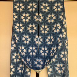 雪花絞り 絞り染め生地 手ぬぐい生地 34cm幅 長さ490cm 手ぬぐい5枚分