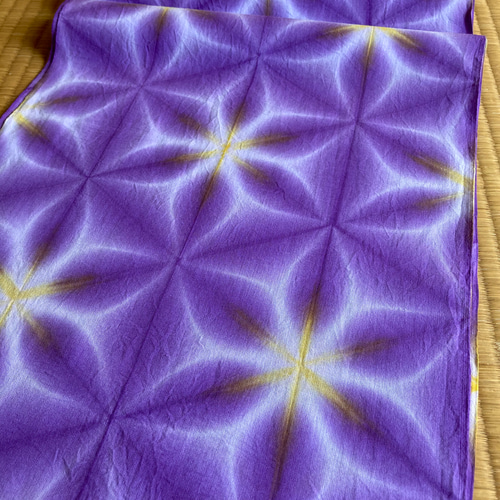 オーダー 手染め 藍染 雪花絞り生地 さらしおんぶ抱っこ紐 オーダー さらしおんぶ抱っこ紐 オーダー 手染め 藍染 雪花絞り生地