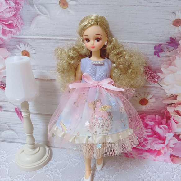 リカ ドレス アウトフィット ドール服 服 人形 ハンド ド（リカ